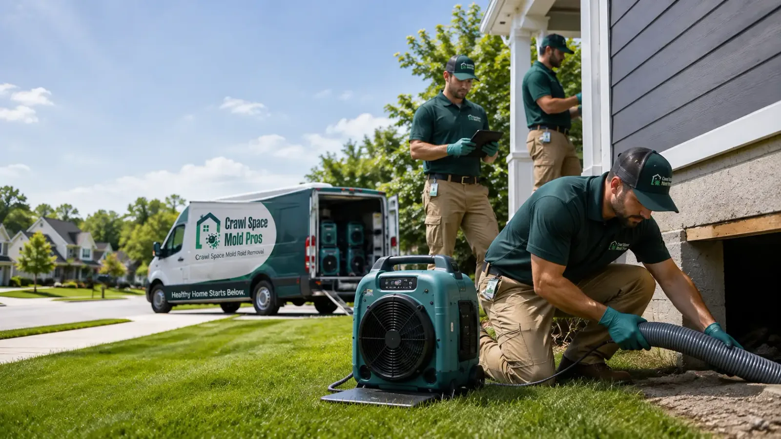Crawl Space Mold Removal in Herrin, IL